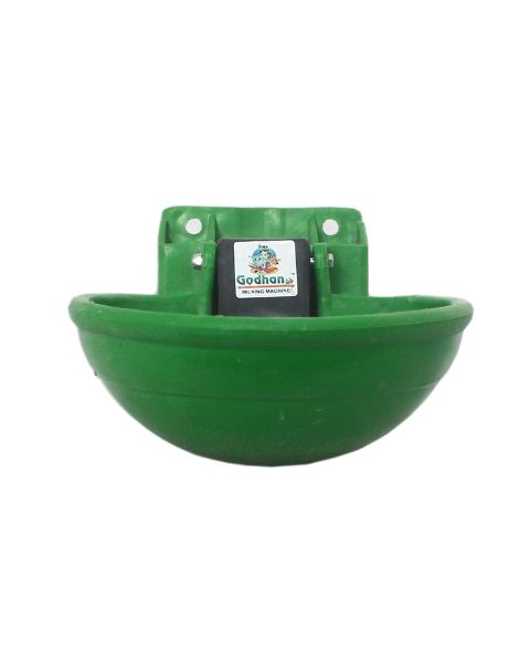GODHAN UNBREAKABLE PLASTIC WATER BOWL FOR COW'S (GREEN)